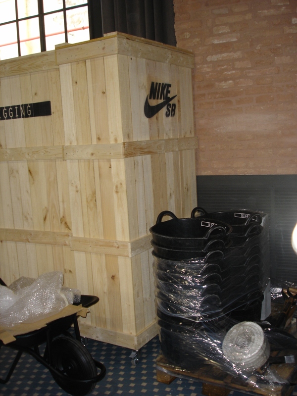 cajas de madera nike